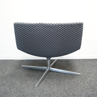 Arper Catifa 80 Design Fauteuil | Zwart / Grijs