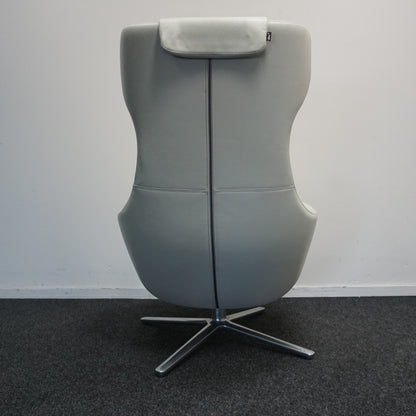 Vitra Grand Repos Design Fauteuil | Creme Wit Leer