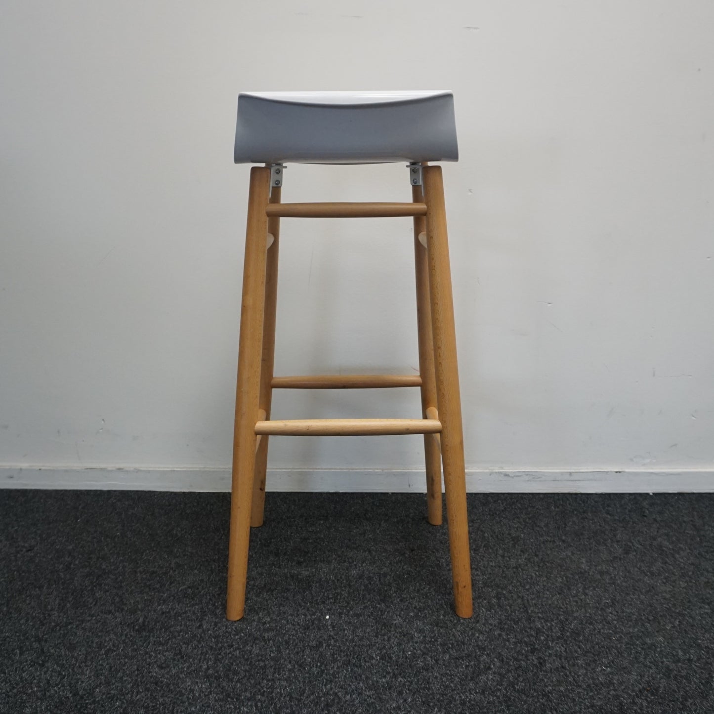 Softline Italia Quid Design Barkruk | Wit | Zithoogte 77 cm