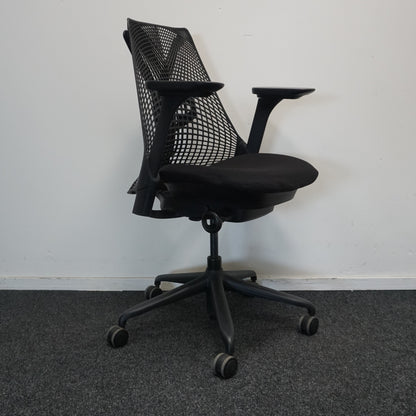 Herman Miller Sayl Bureaustoel | Ergonomisch | Zwart / Zwart