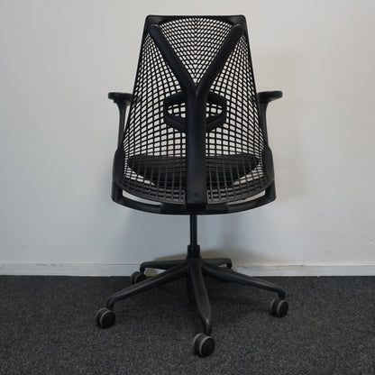 Herman Miller Sayl Bureaustoel | Ergonomisch | Zwart / Zwart