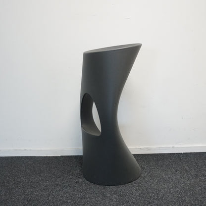 Mobles114 Barcelona Flod Design Barkruk | Antraciet | Zithoogte 77 cm