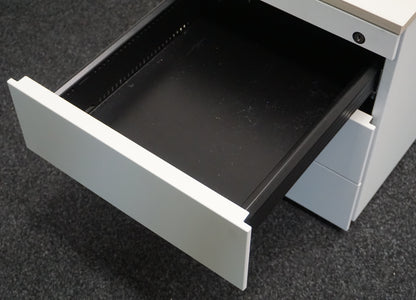 Ahrend Ladeblok | 55 x 42 x 60 cm | 4- lades | Wit | Ahorn blad