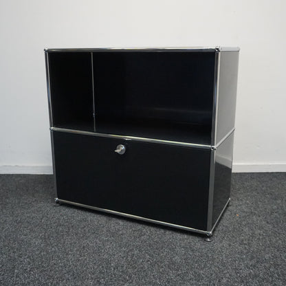 USM Haller Design Kast | Zwart | Dressoir | 74 x 75 x 35 cm