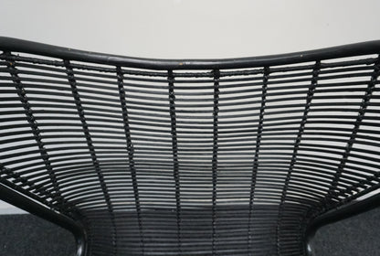 HKliving Rotan Egg chair Design Fauteuil | Zwart