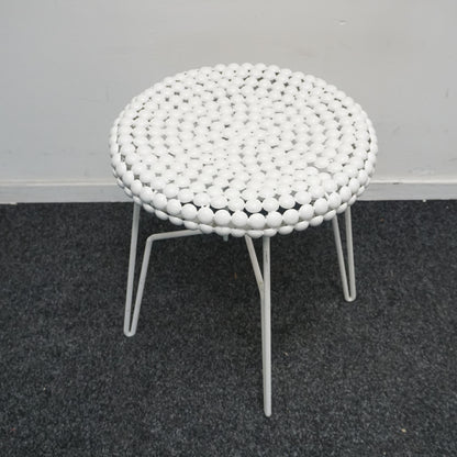Design Bijzettafel | Wit | Metaal | 41 cm
