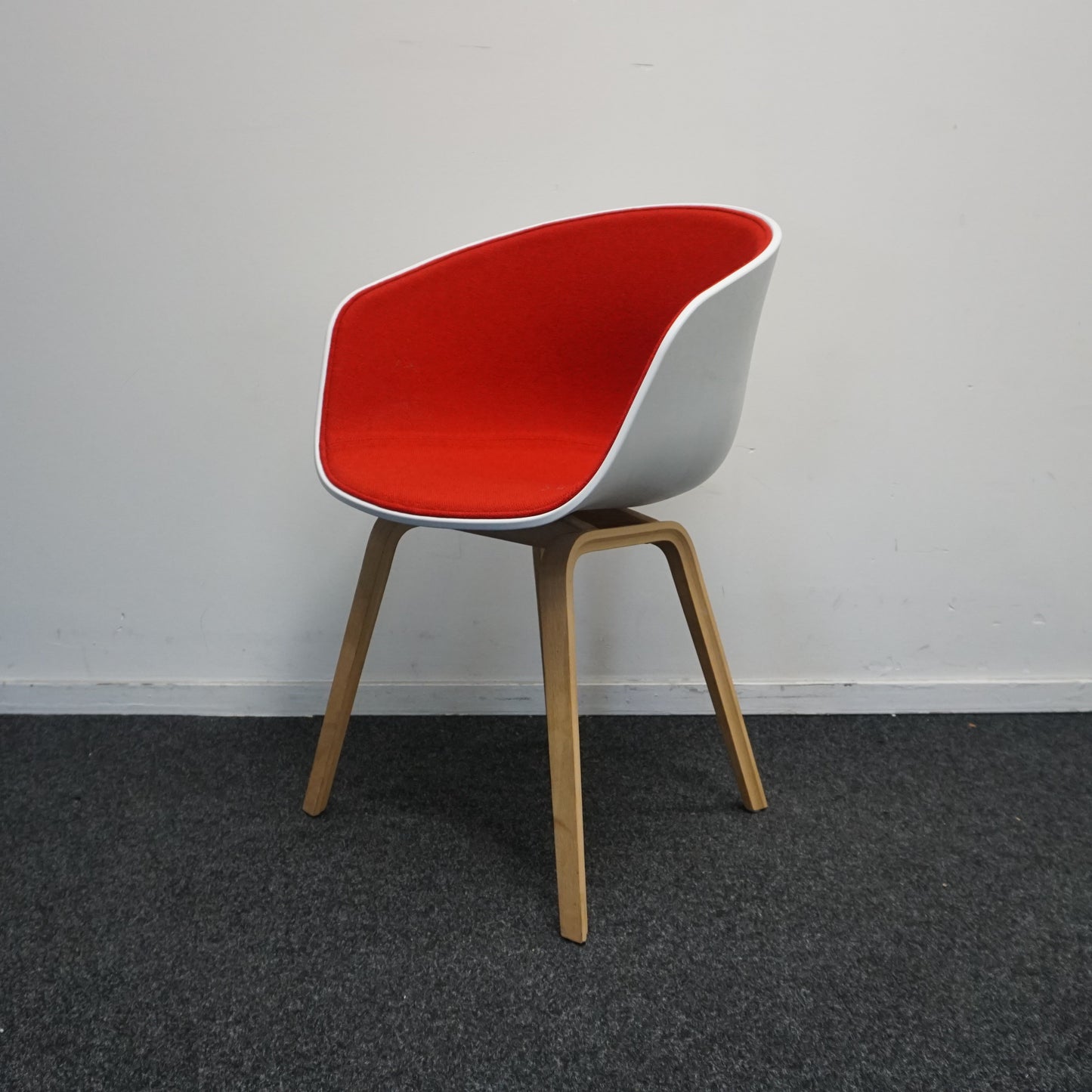 HAY About a Chair AAC 22 Design Stoel | Rood / Wit