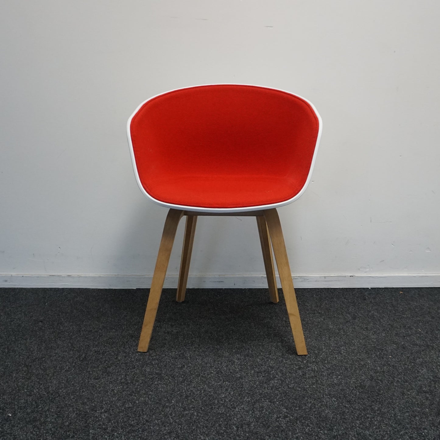 HAY About a Chair AAC 22 Design Stoel | Rood / Wit