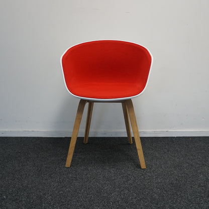 HAY About a Chair AAC 22 Design Stoel | Rood / Wit
