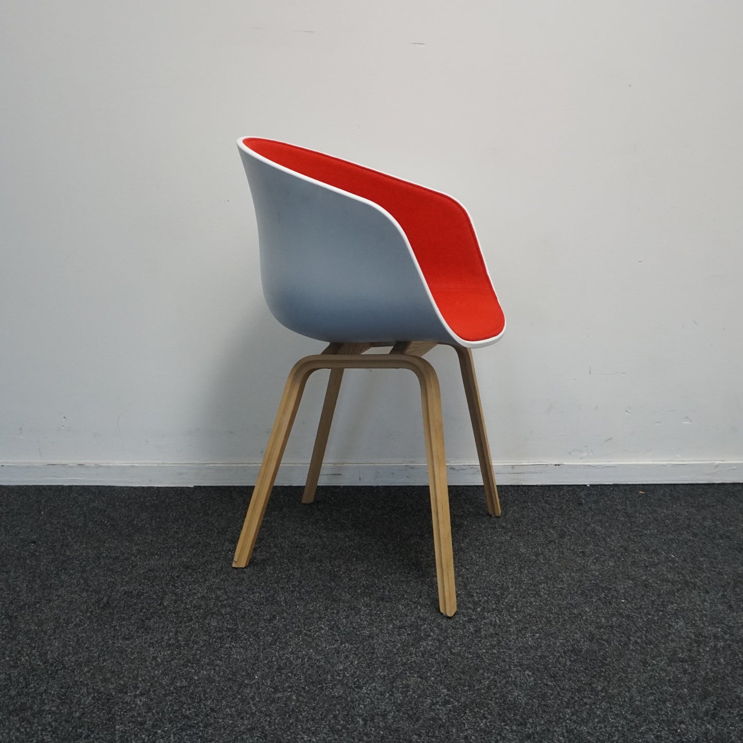 HAY About a Chair AAC 22 Design Stoel | Rood / Wit