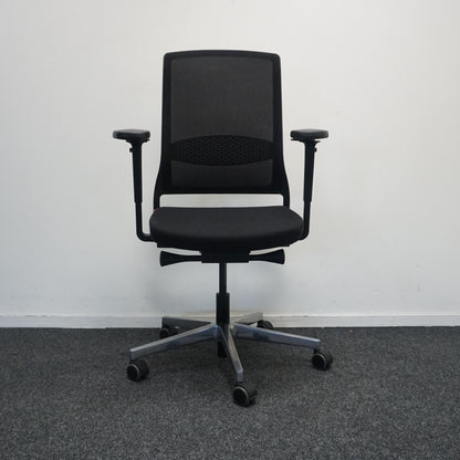 Gispen Zinn Bureaustoel | Ergonomisch | Zwart / Chroom