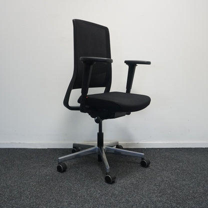 Gispen Zinn Bureaustoel | Ergonomisch | Zwart / Chroom