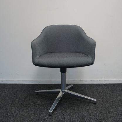 Vitra Softshell Design Vergaderstoel | Conferentiestoel | Grijs