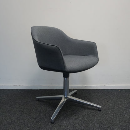 Vitra Softshell Design Vergaderstoel | Conferentiestoel | Grijs