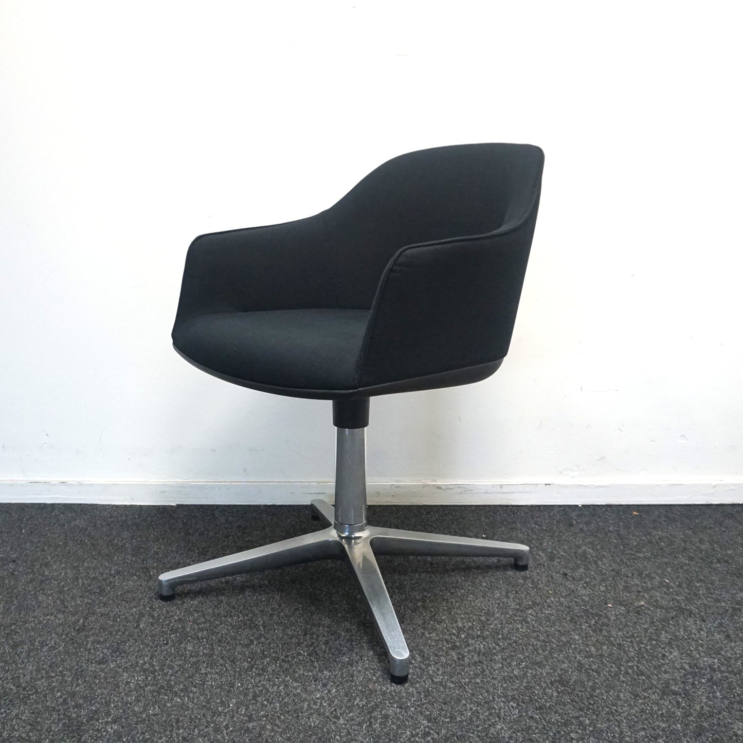 Vitra Softshell Design Vergaderstoel | Conferentiestoel | Zwart
