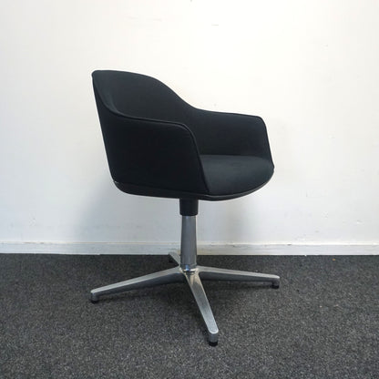 Vitra Softshell Design Vergaderstoel | Conferentiestoel | Zwart