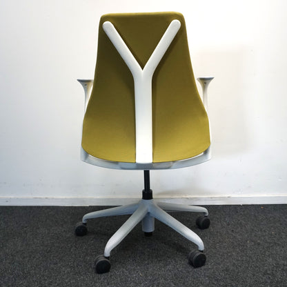 Herman Miller Sayl Bureaustoel | Ergonomisch | Groen / Wit