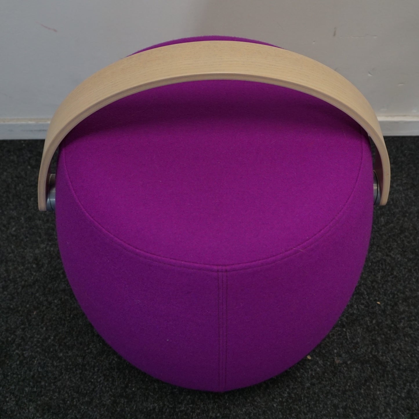 Offecct Carry On Kruk | Poef | Hocker | Paars | Draagbaar