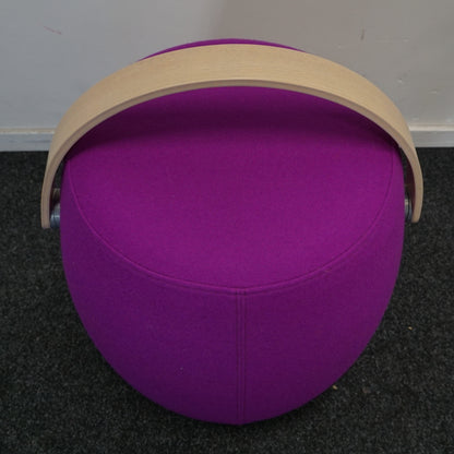Offecct Carry On Kruk | Poef | Hocker | Paars | Draagbaar