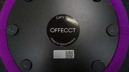 Offecct Carry On Kruk | Poef | Hocker | Paars | Draagbaar