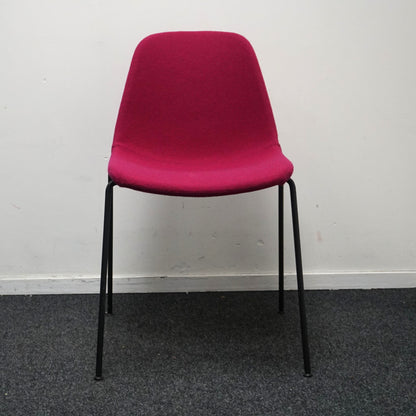 Crassevig Pola Light R/4L Design Stoel | Fuchsia | Stof