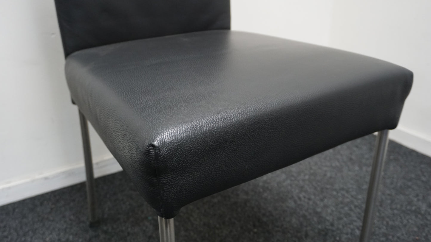 Bert Plantagie Design Stoel | Zwart Leer