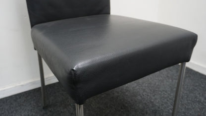 Bert Plantagie Design Stoel | Zwart Leer