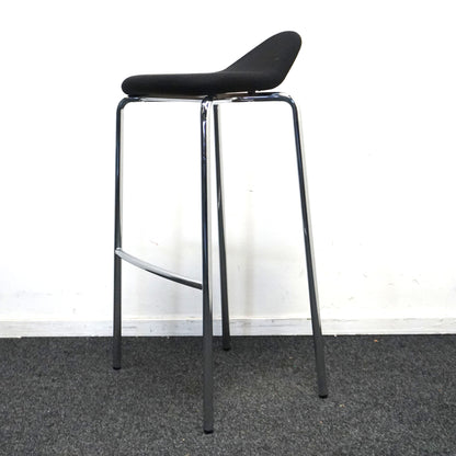 Materia Plektrum Barkruk | Zwart | Zithoogte 78 cm