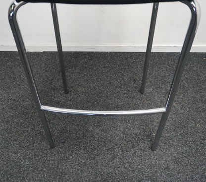 Materia Plektrum Barkruk | Zwart | Zithoogte 78 cm