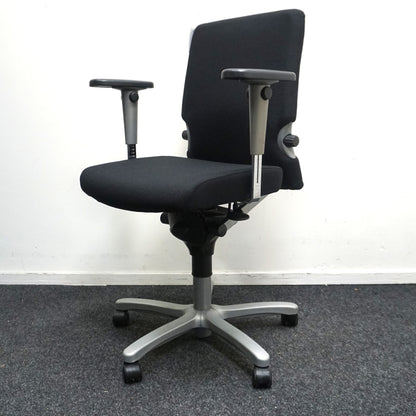 Haworth Comforto 77 Bureaustoel | Zwart / Grijs | Nieuw gestoffeerd