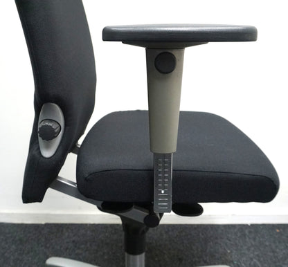 Haworth Comforto 77 Bureaustoel | Zwart / Grijs | Nieuw gestoffeerd