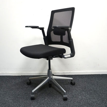 Ahrend 2020 Verta Bureaustoel | Zwart / Chroom