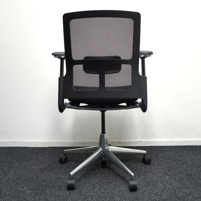 Ahrend 2020 Verta Bureaustoel | Zwart / Chroom