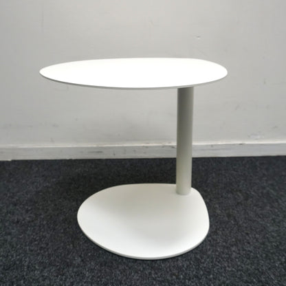 Design Bijzettafel | Metaal | Wit | Druppelvorm
