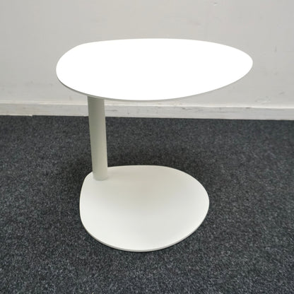 Design Bijzettafel | Metaal | Wit | Druppelvorm
