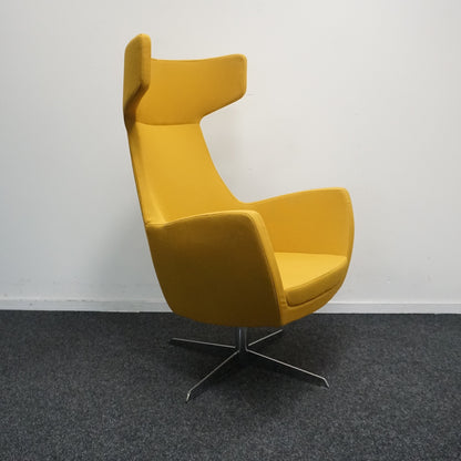Ahrend Design Fauteuil | Draaibaar | Okergeel