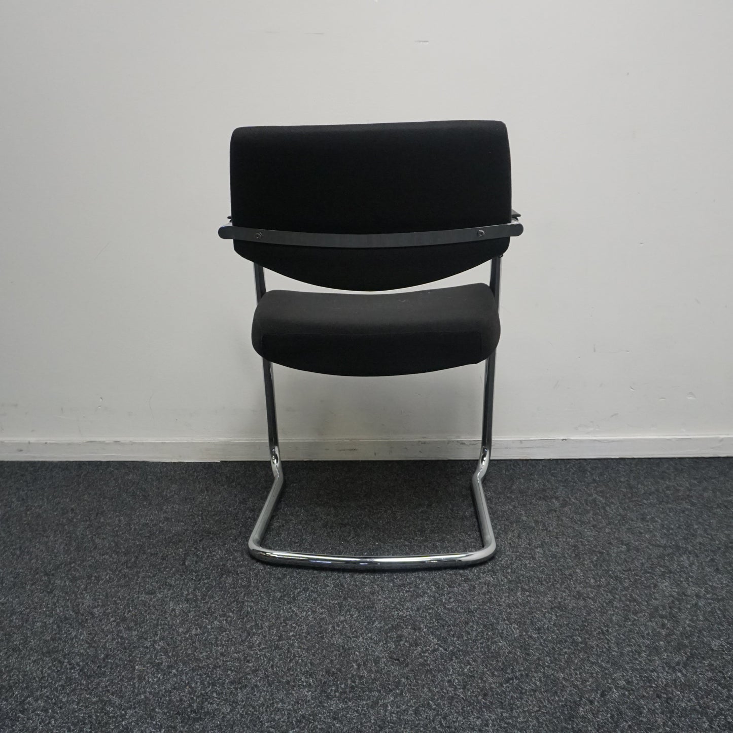 Markant Vergaderstoel | Zwart / Chroom