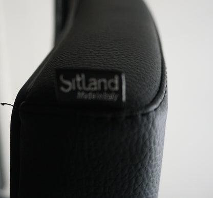 Sitland Vergaderstoel | Zwart / Chroom | Skai