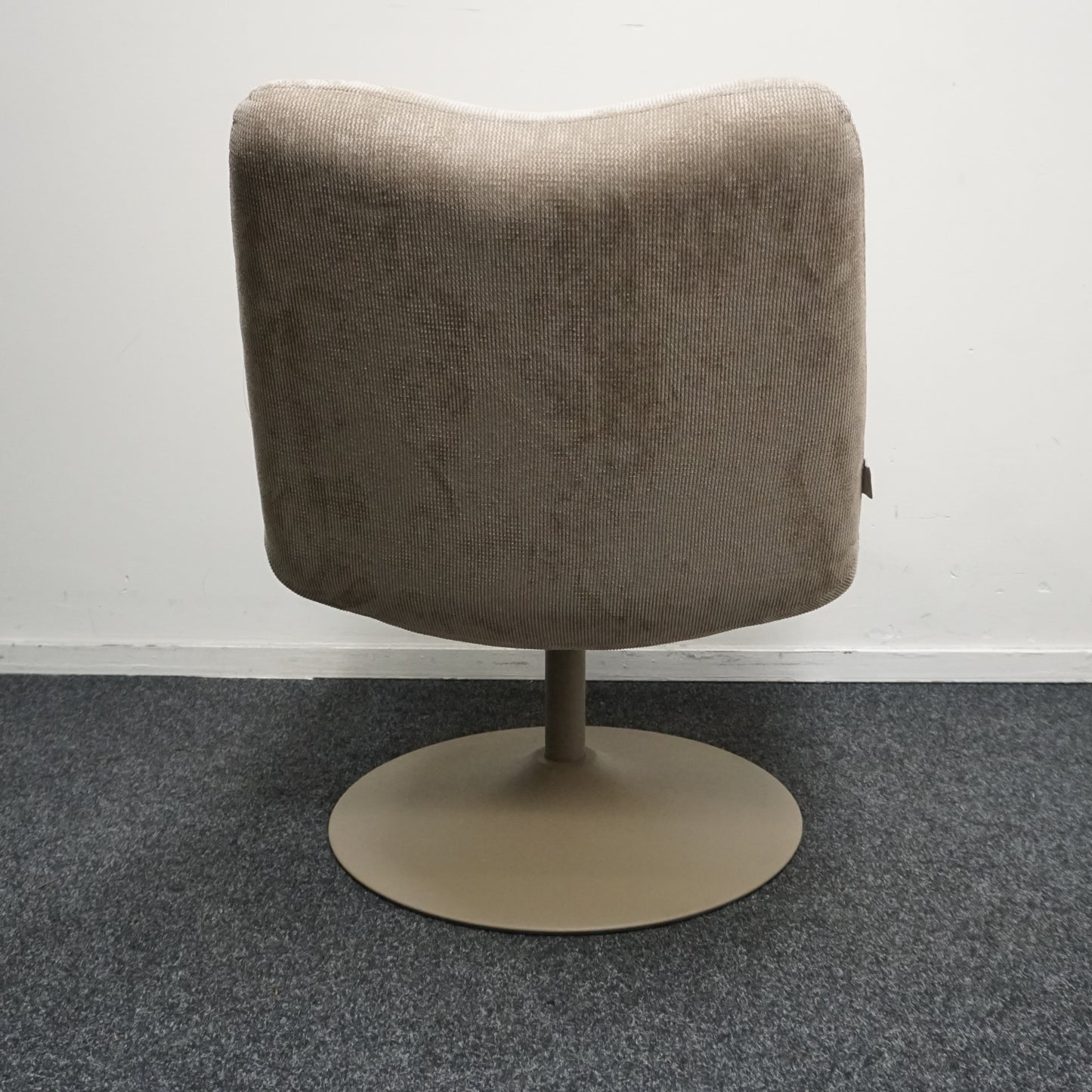 Zuiver Bubba Design Fauteuil | Draaibaar | Beige Ribstof