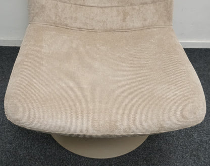 Zuiver Bubba Design Fauteuil | Draaibaar | Beige Ribstof