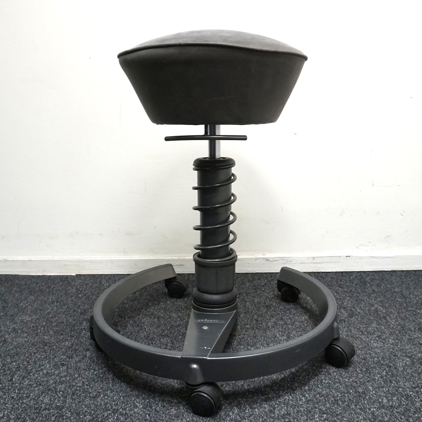 Aeris Swopper Classic Design Kruk | Balans Kruk | Verrijdbaar | Grijs