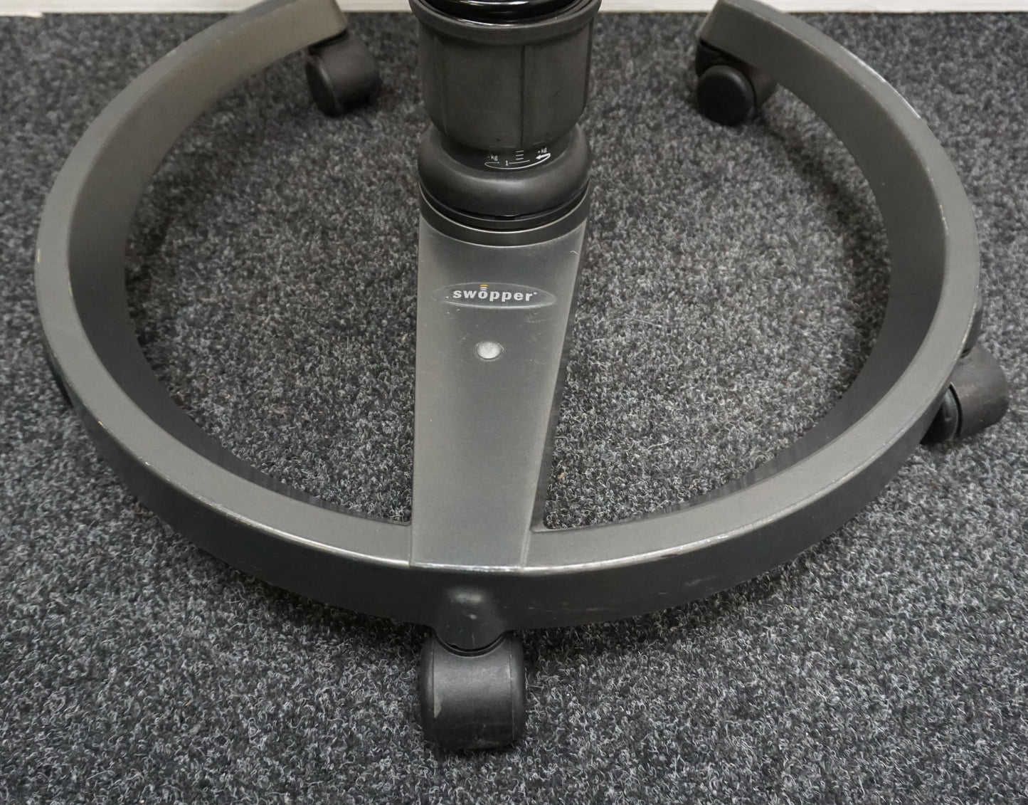 Aeris Swopper Classic Design Kruk | Balans Kruk | Verrijdbaar | Antraciet/Donkergroen