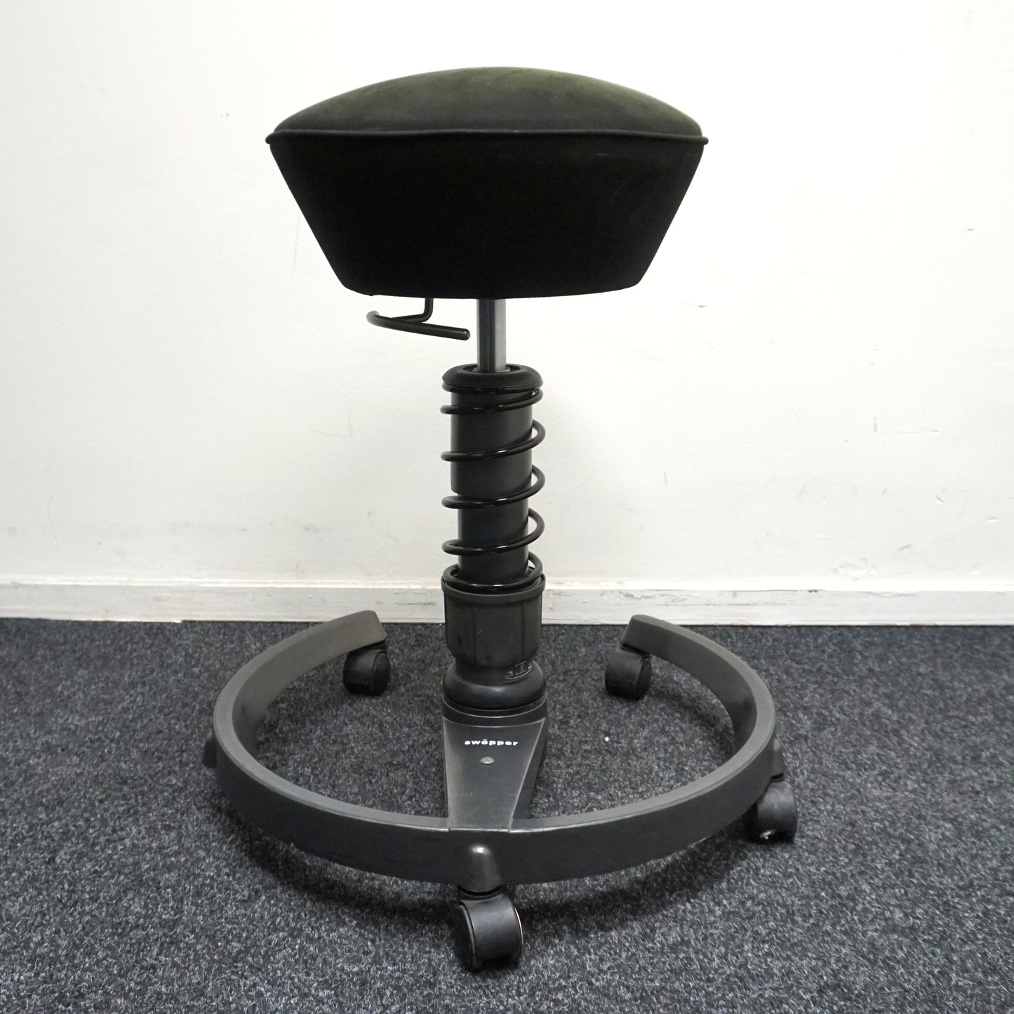 Aeris Swopper Classic Design Kruk | Balans Kruk | Verrijdbaar | Donkergroen