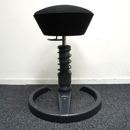 Aeris Swopper Classic Design Kruk | Balans Kruk | Vast | Zwart