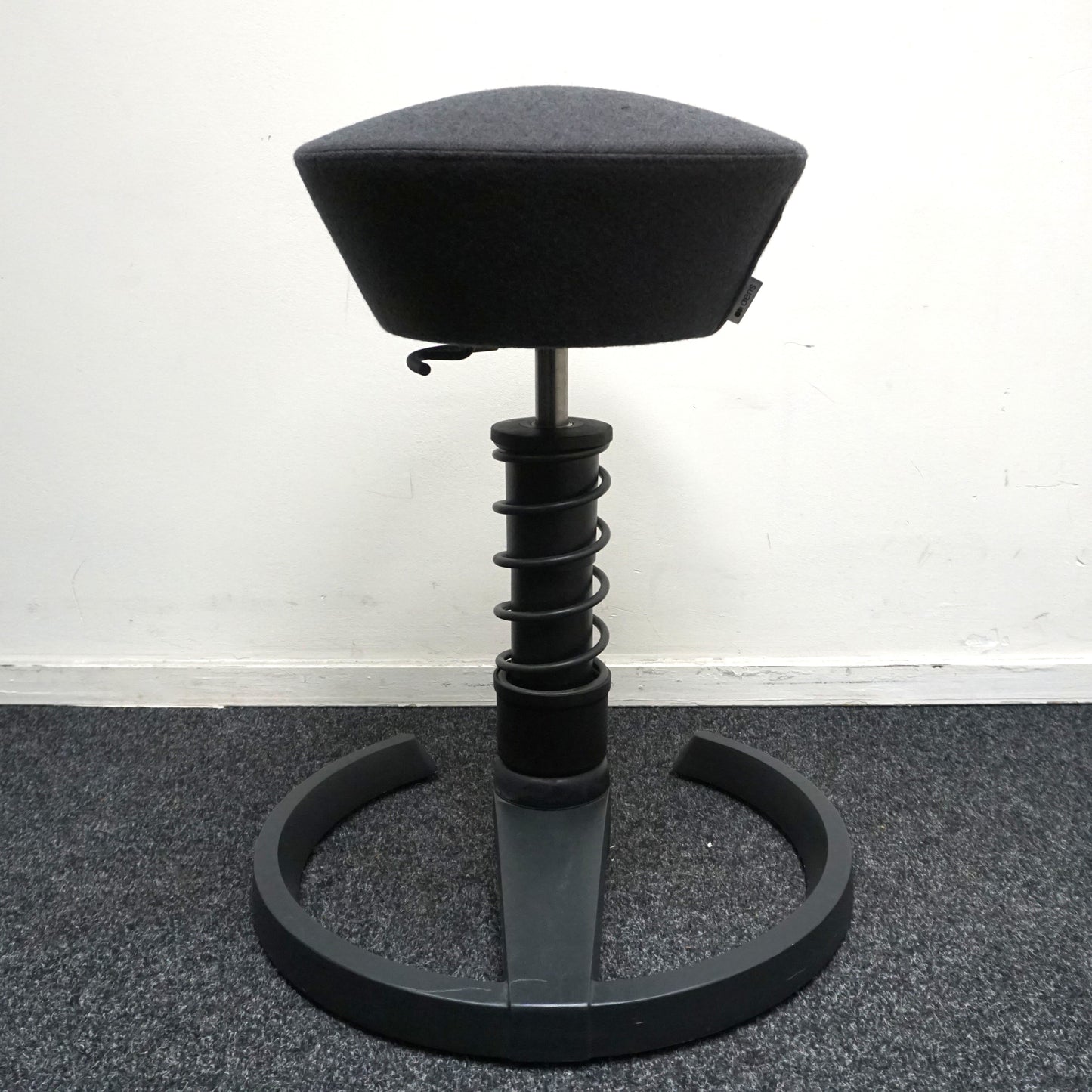 Aeris Swopper Classic Design Kruk | Balans Kruk | Vast | Grijze stof