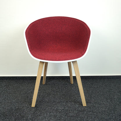 HAY About a Chair AAC 22 Design Stoel | Rood gemêleerd | Nieuw