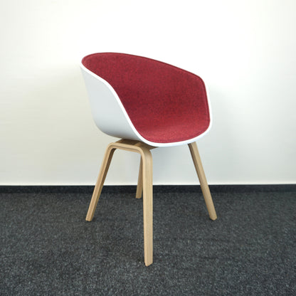 HAY About a Chair AAC 22 Design Stoel | Rood gemêleerd | Nieuw