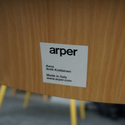 Arper Aava 02 Design Stoel | Groen / Eiken