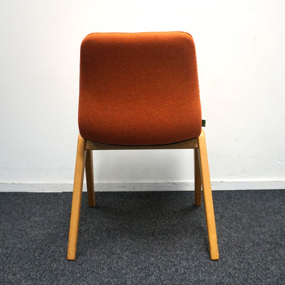 Naughtone Viv Wood Design Stoel | Oranje Gemeleerd