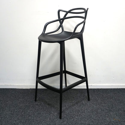 Kartell Masters Design Barkruk | Zwart | Zithoogte 75 cm